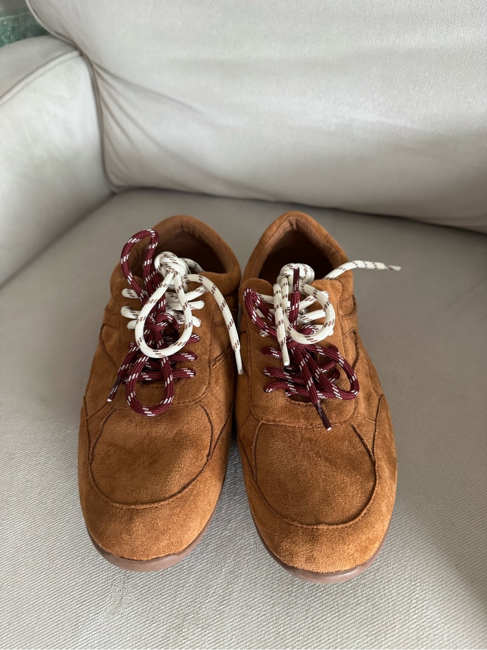 Women’s AE Low Retro Sneakers - Cognac - Size 9 - Suede - NWOT